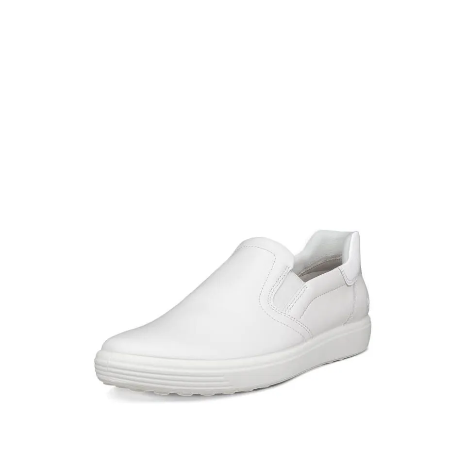 Cushionaire Slip Ons Ecco Women's Soft 7 Easy Slip On Shoe - White/Patent White