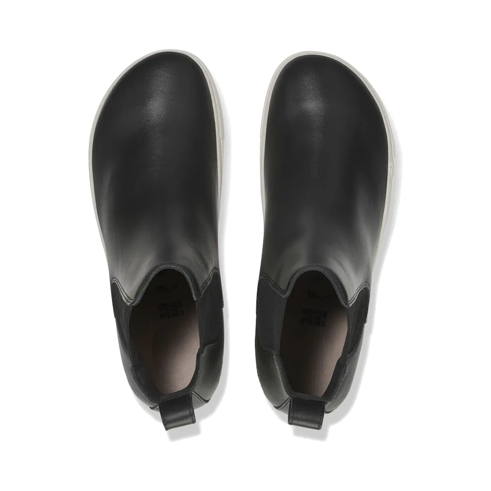 Birkenstock Women's Bend Chelsea Pull On Leather Boot (Black) Knee High Boots Wide Calf