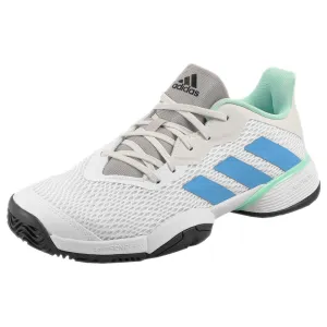 Best Tennis Shoes On Amazon adidas Junior Barricade K - Cloud White/Pulse Blue