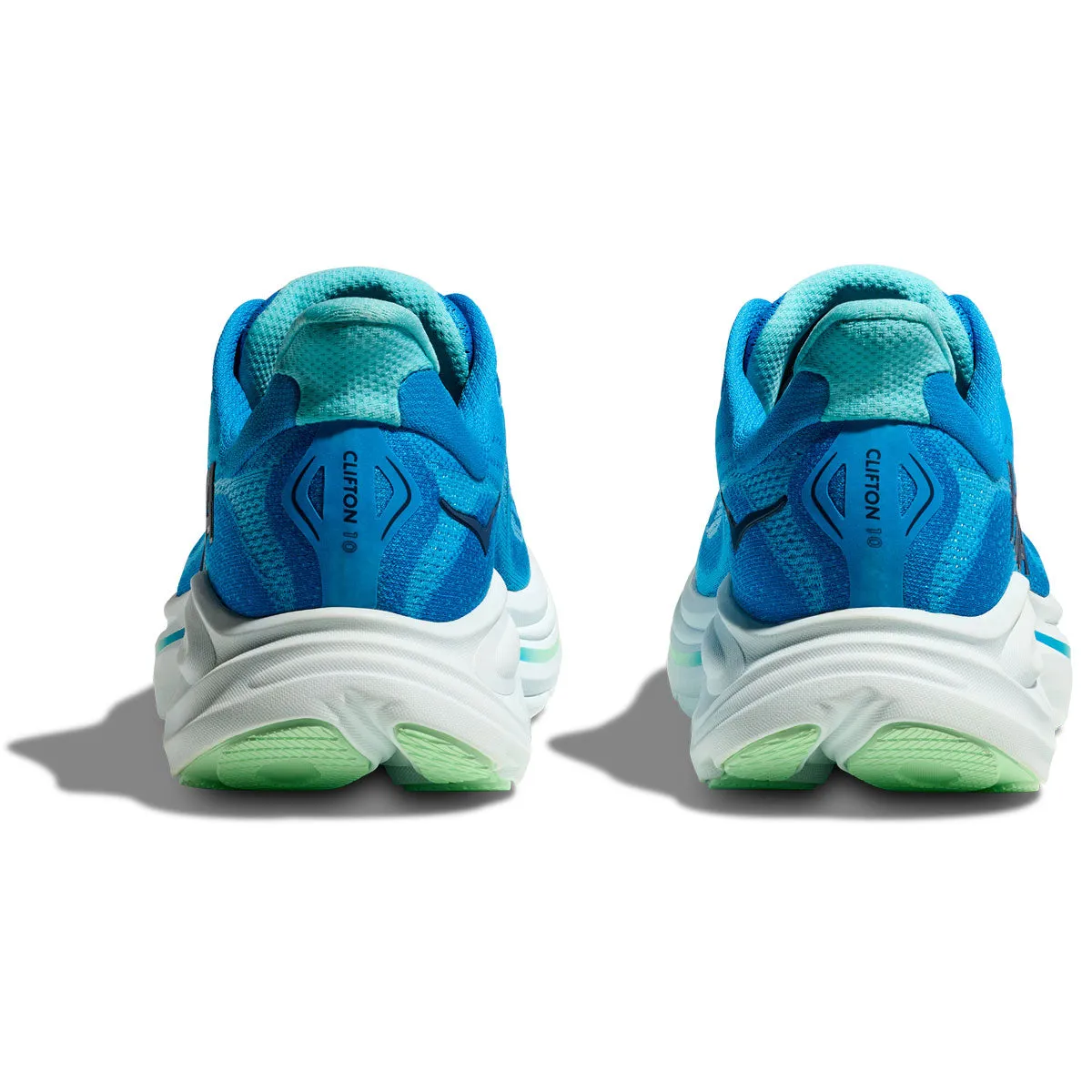 Too Narrow Hoka Clifton 10 Running Shoes - Mens - Hoka Blue/Skyward Blue