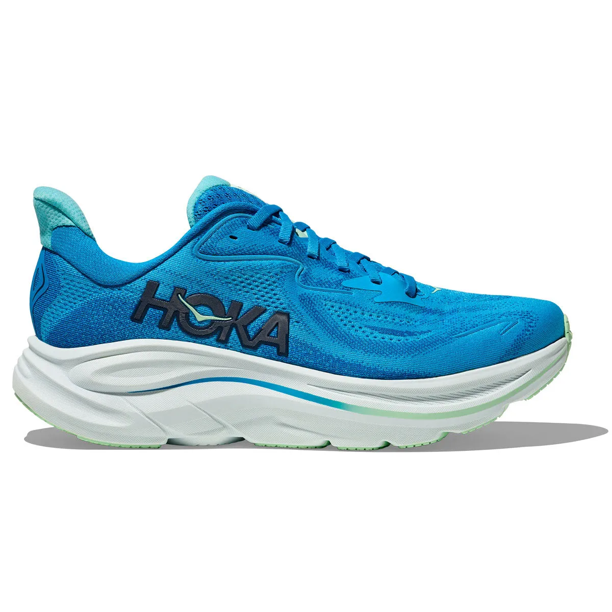 Hoka Clifton 10 Running Shoes - Mens - Hoka Blue/Skyward Blue Shoes For Nurses
