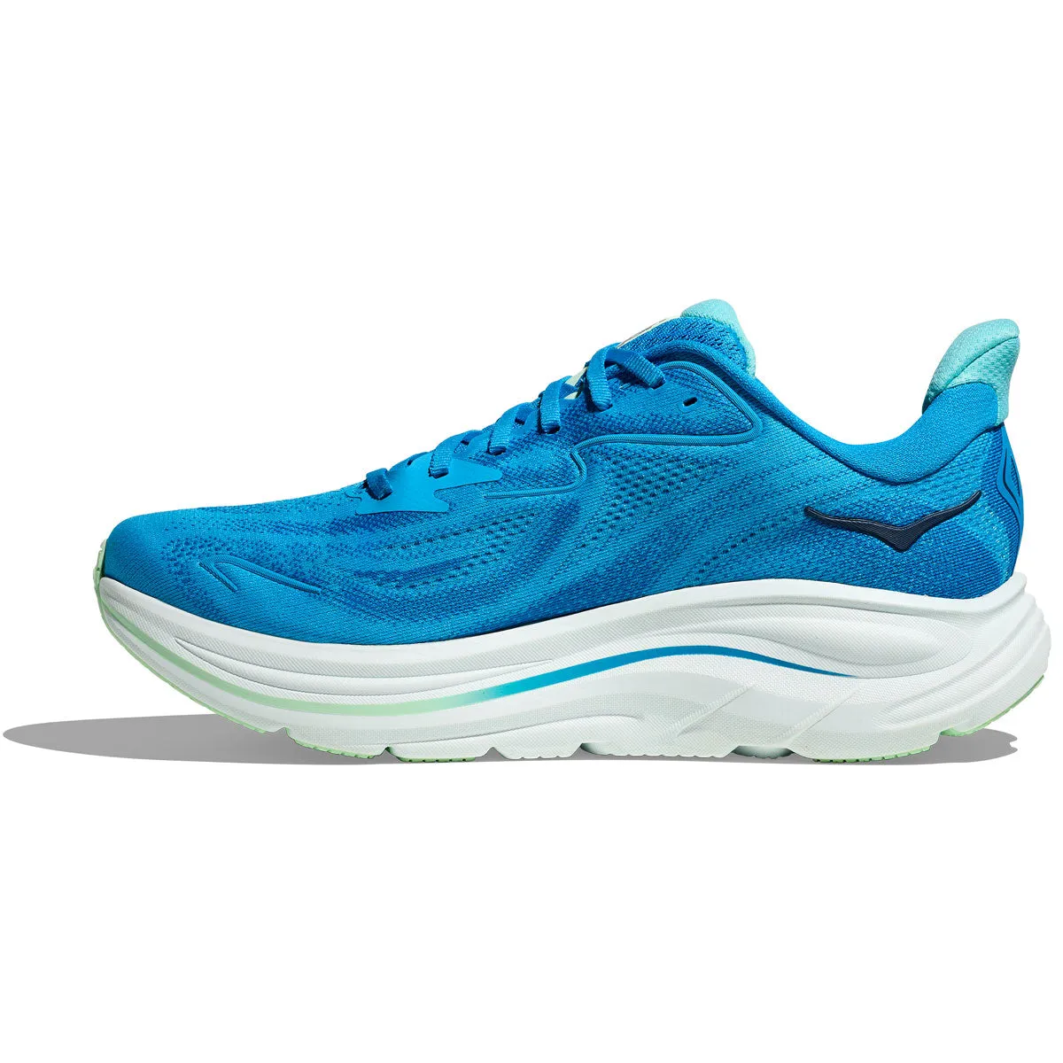 Hoka Clifton 10 Running Shoes - Mens - Hoka Blue/Skyward Blue Thickest Shoes