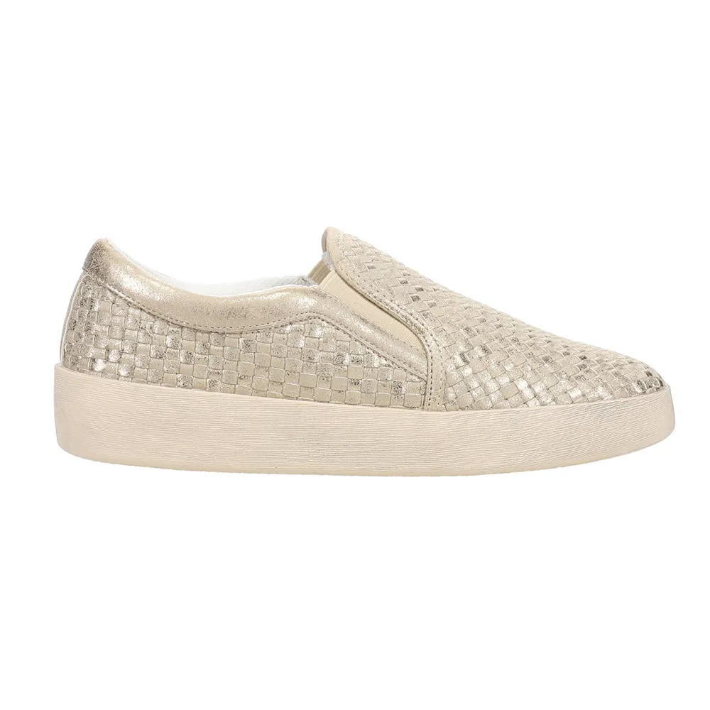 Shoreline Slip-on Shoes I'm Weaving Metallic Slip On Sneakers
