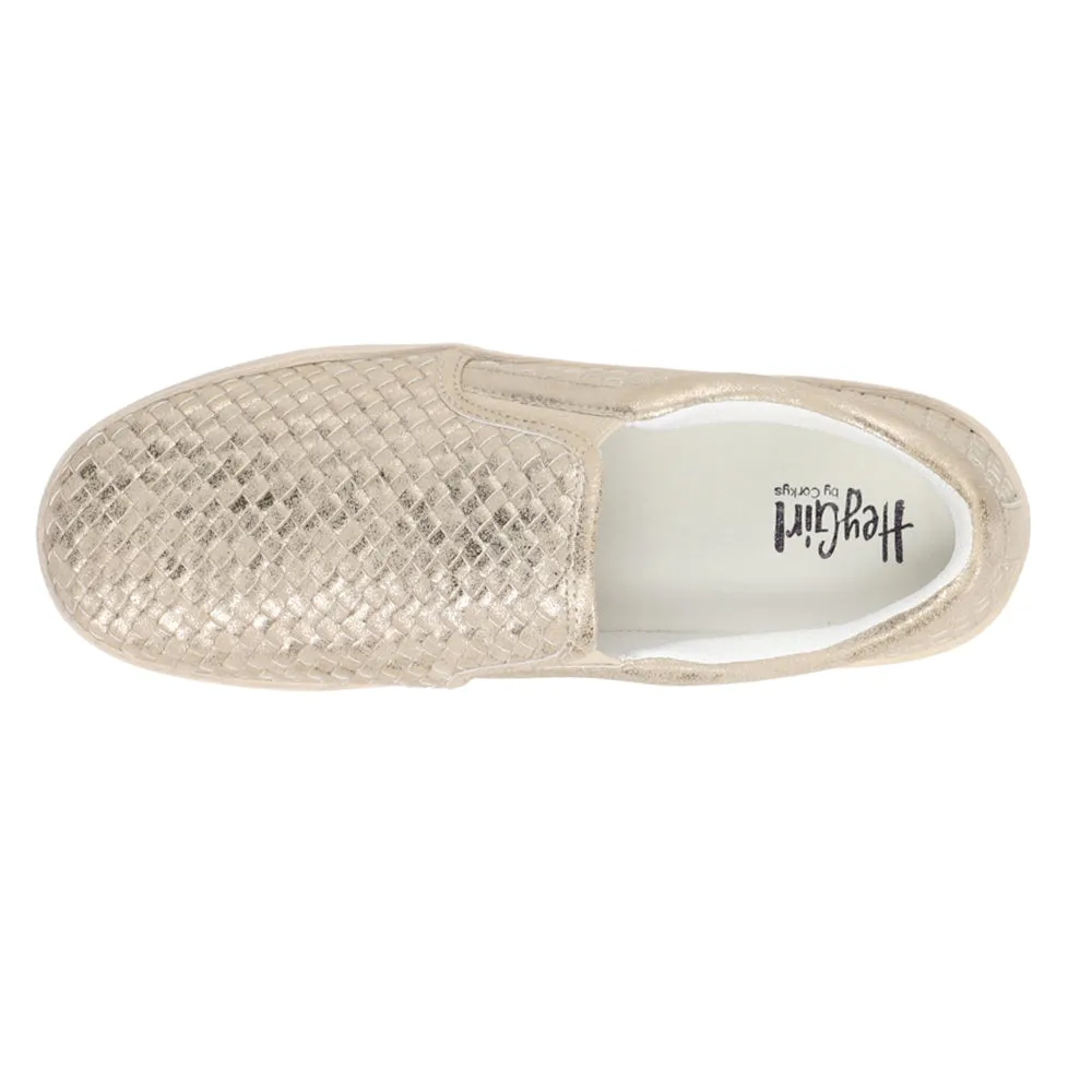 I'm Weaving Metallic Slip On Sneakers Mt Maddsen Slip On