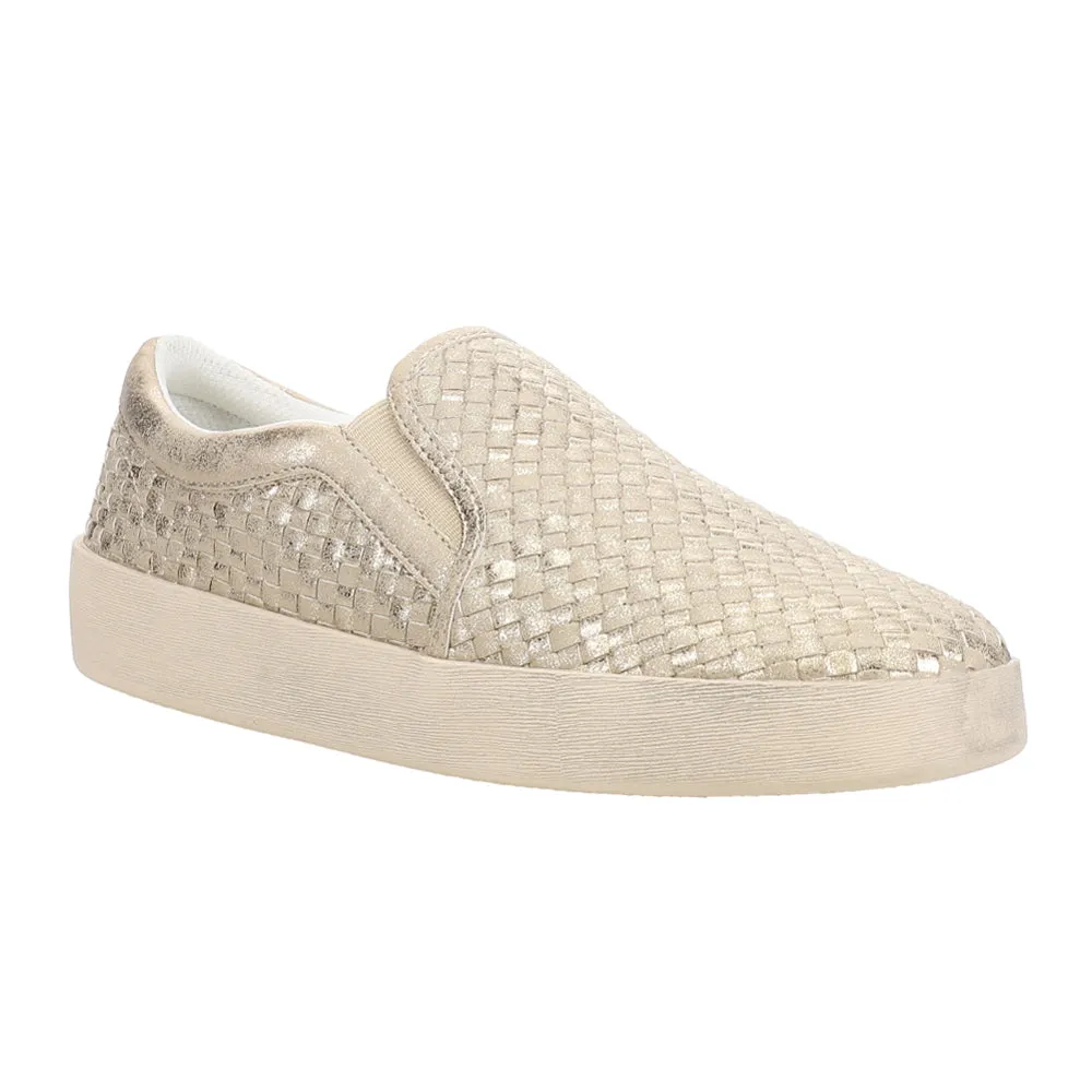 I'm Weaving Metallic Slip On Sneakers Old Skool Slip Ons