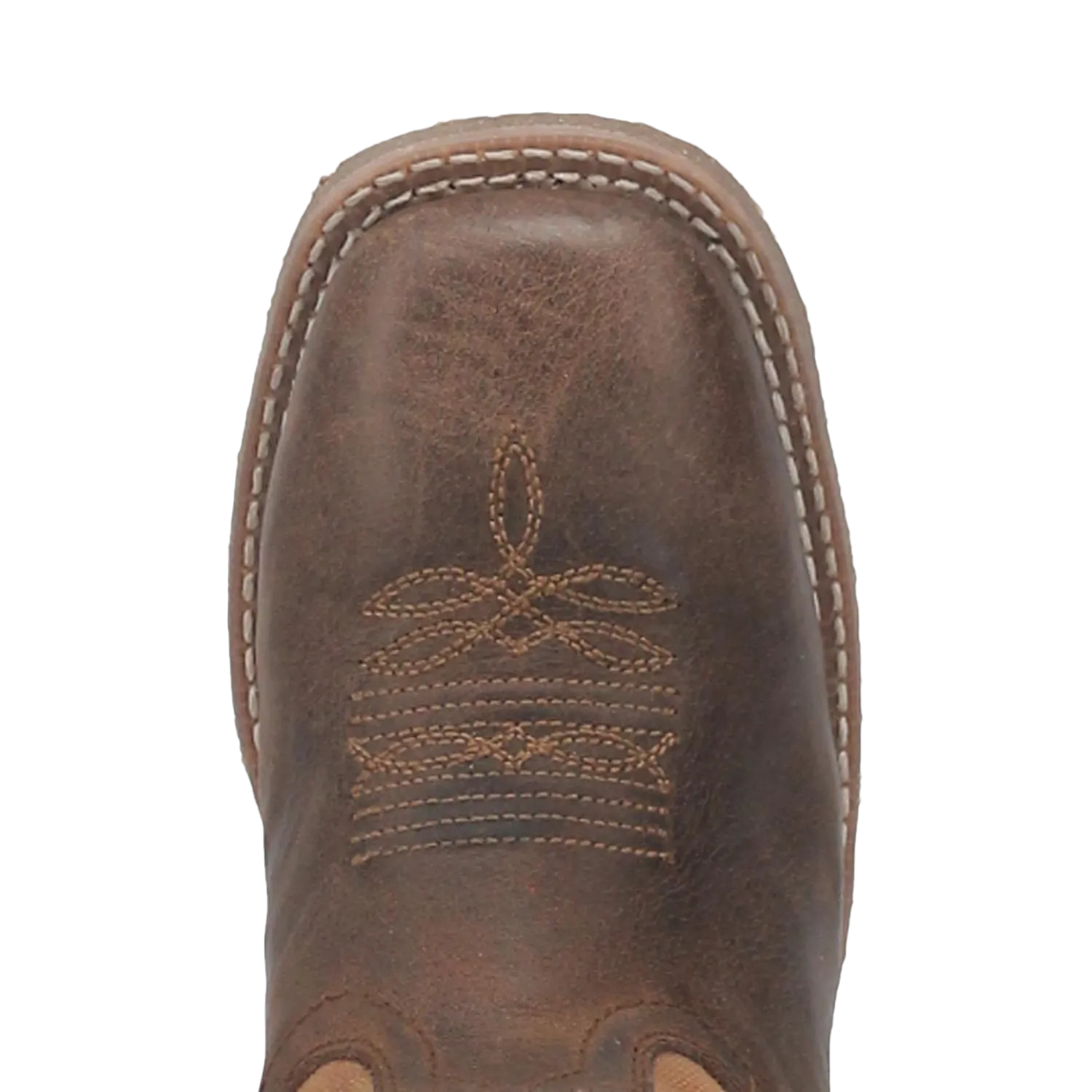 Disco Boots Laredo Ladies Caney Square Toe Tan Leather Western Boots 5878