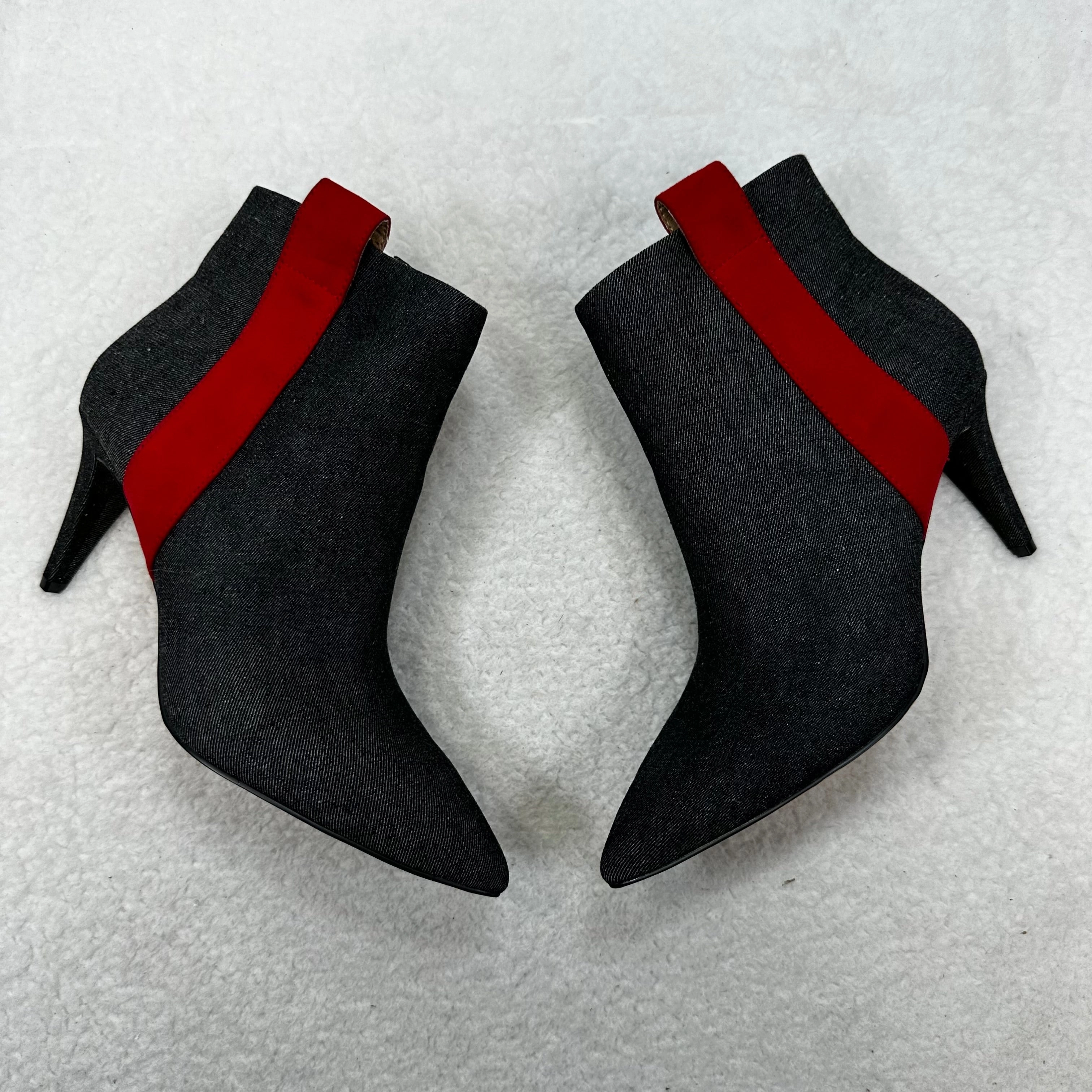 Grey Boots Ankle Heels Gilli, Size 6 Ankle Boots Elegant