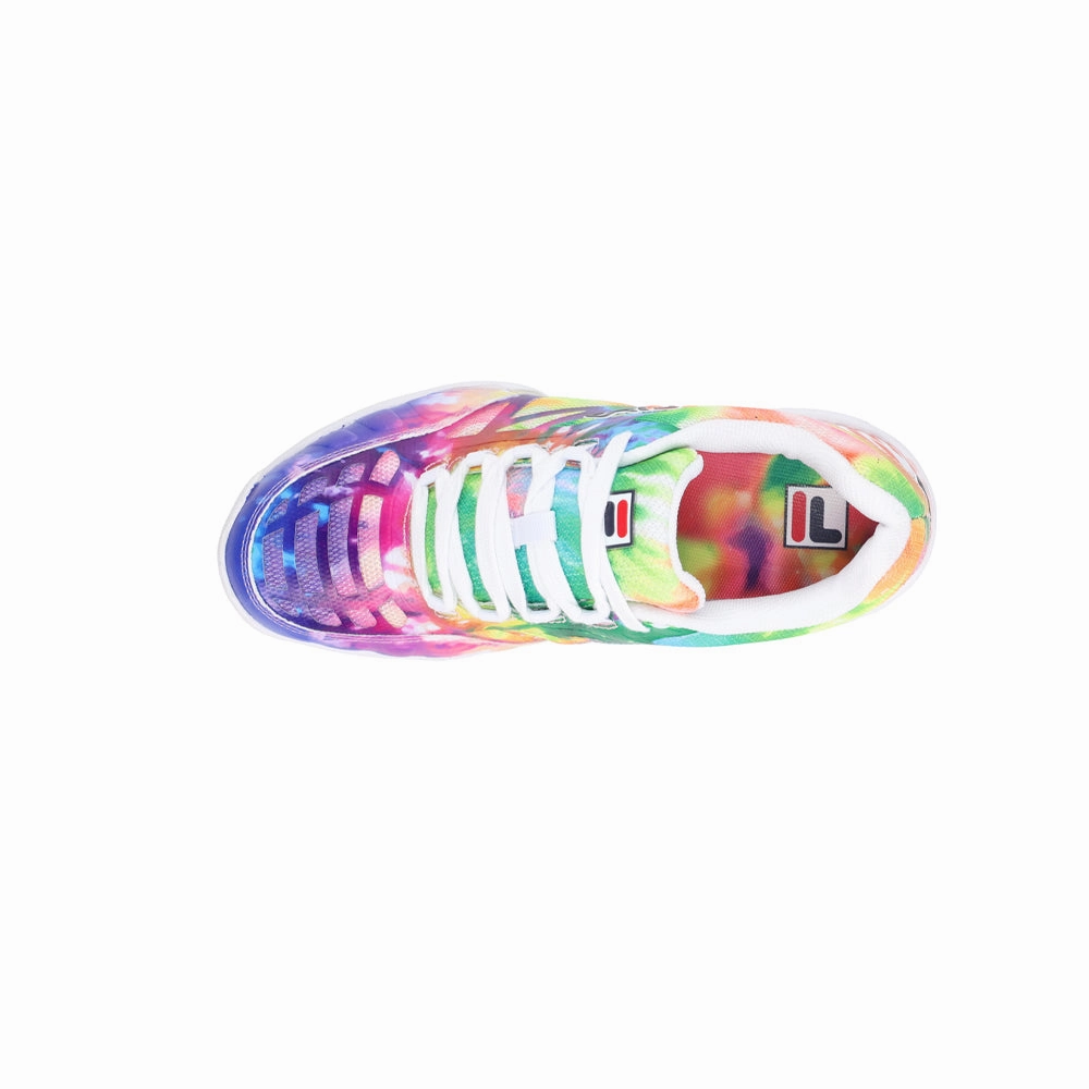 Axilus Tie Dye Lace Up Tennis Shoes (Little Kid-Big Kid) Rick And Morty Tennis Shoes