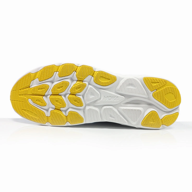 Hoka One One Clifton 10 Wide Fit  Men's Running Shoe - Alpine Blue/Foggy Night Best Shoes For Healthcare Workers