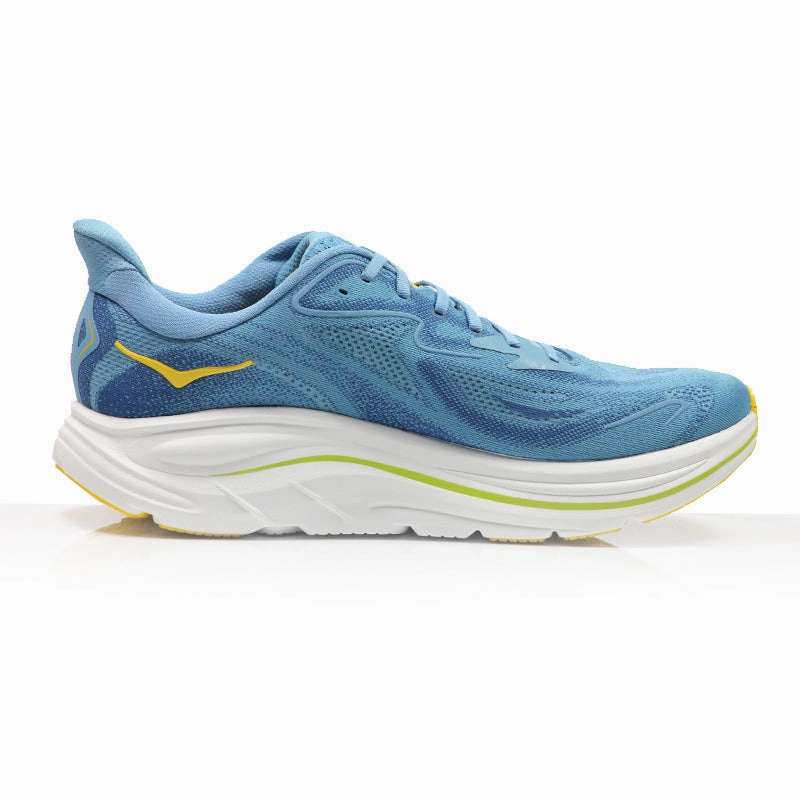 Hoka One One Clifton 10 Wide Fit  Men's Running Shoe - Alpine Blue/Foggy Night Shoes Dayton Ohio