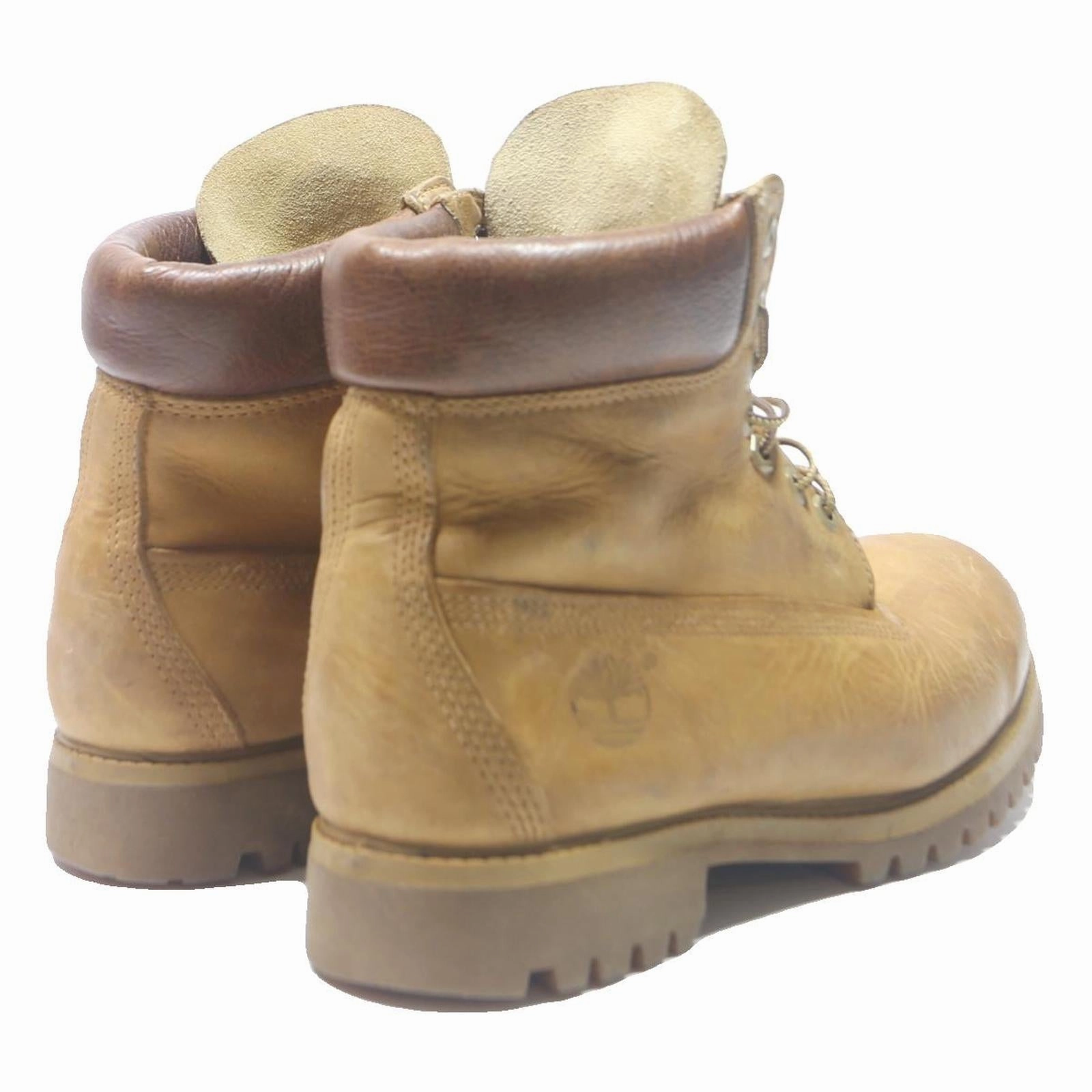 TIMBERLAND Womens Classic 6 Inch Premium Lace-Up Boots Beige Leather UK 6.5 Lunar Boots