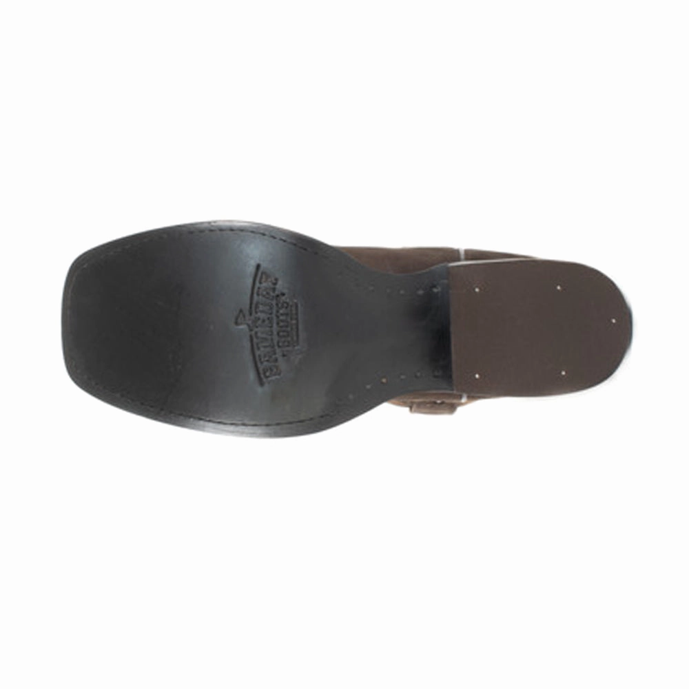 Gh Bass Boots University of Nevada Reno Square Toe Pull On Cowboy Boots