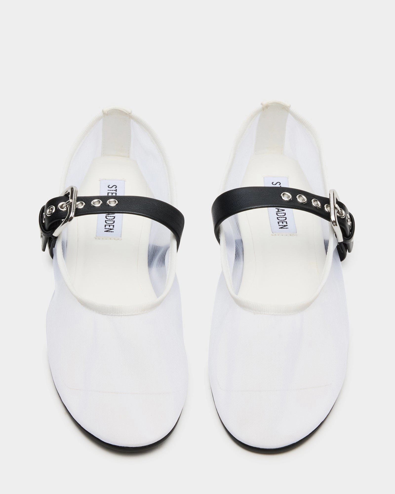MITSY WHITE/BLACK Barefoot Loafers