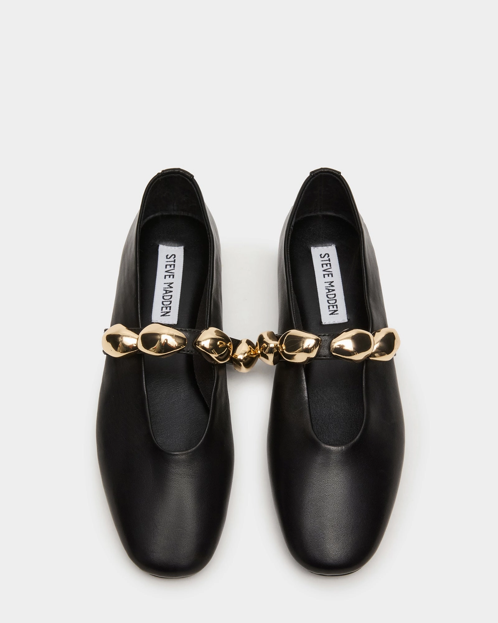 POPPIN BLACK LEATHER Acne Loafers