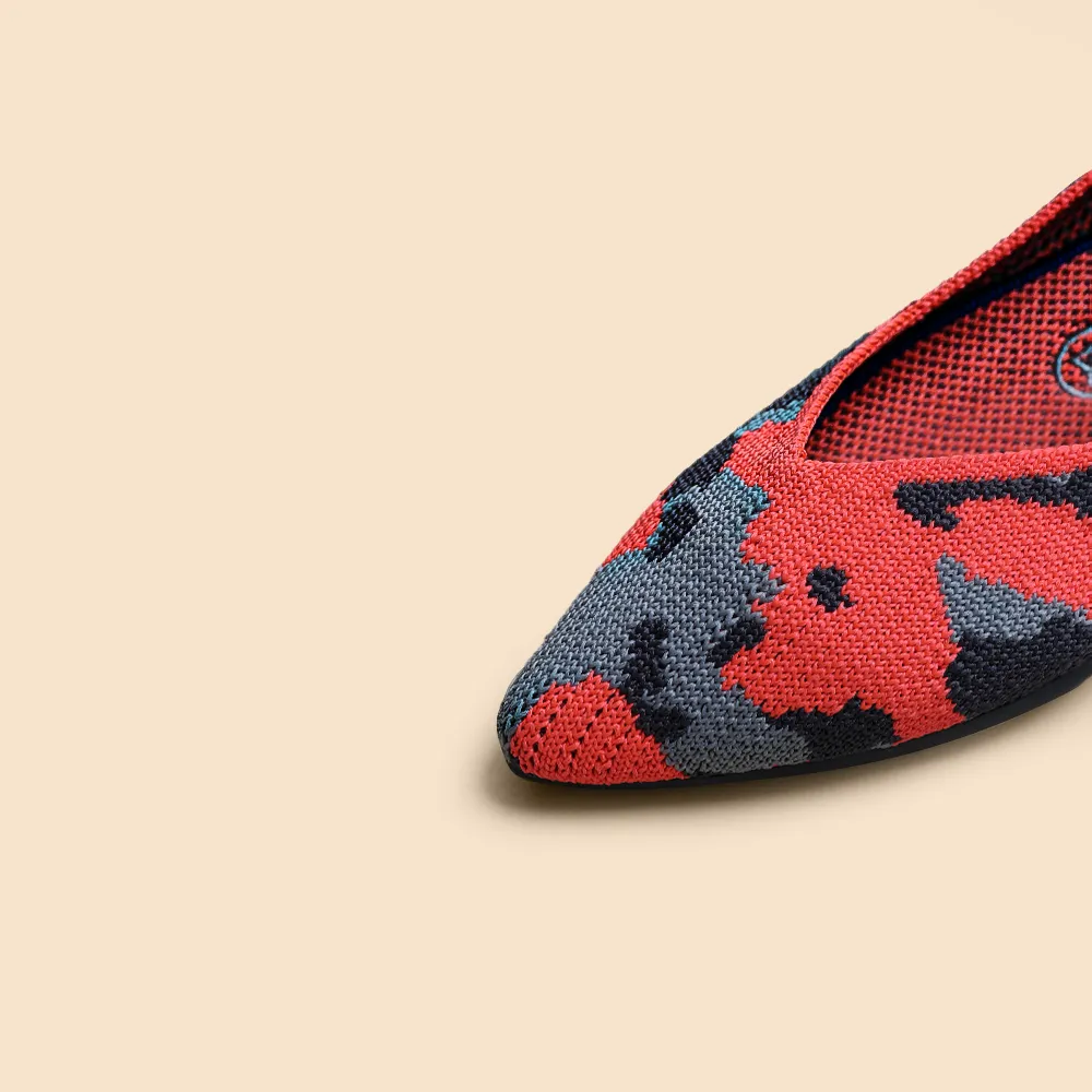 Dance Shoes Flats Rothy - Women - The Point - Orange