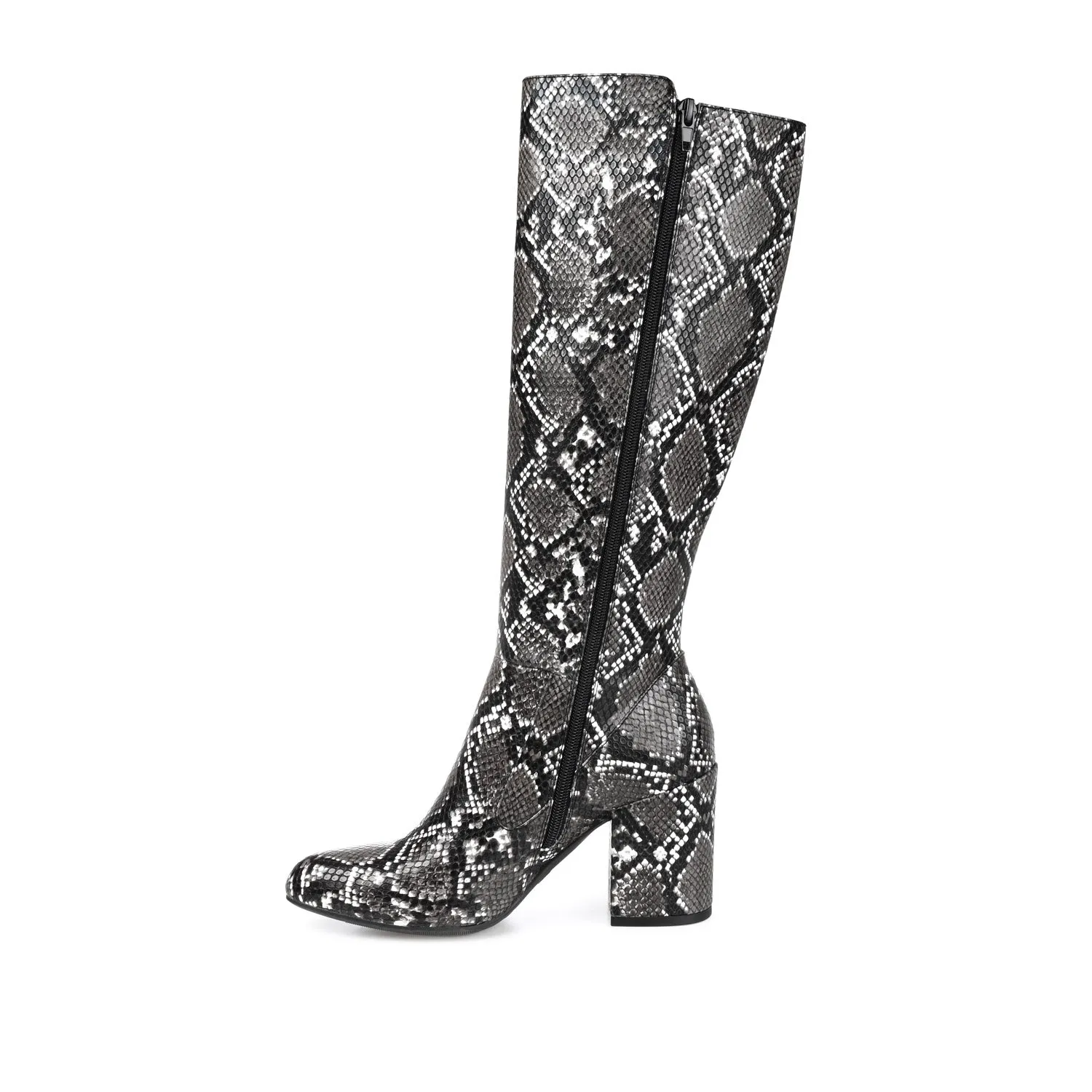 TAVIA KNEE-HIGH BOOTS IN VEGAN LEATHER Equine Shipping Boots