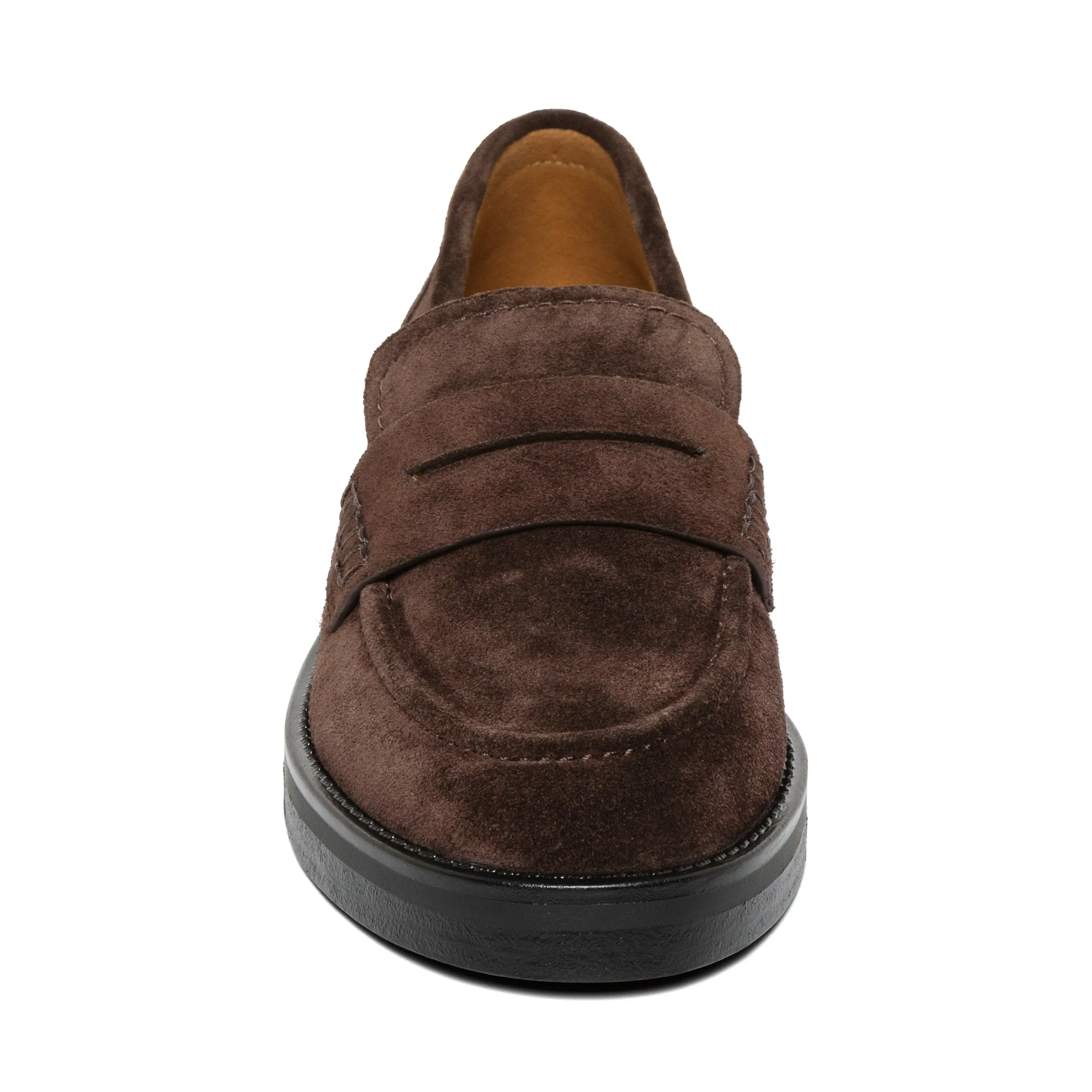 Jeann Flat Shoe BROWN SUEDE Jirai Kei Loafers