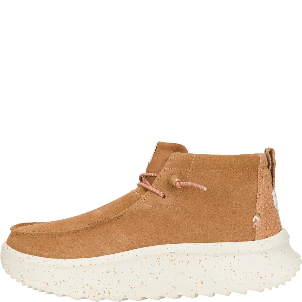 HEYDUDE Wendy Peak Hi Suede Ankle Boots