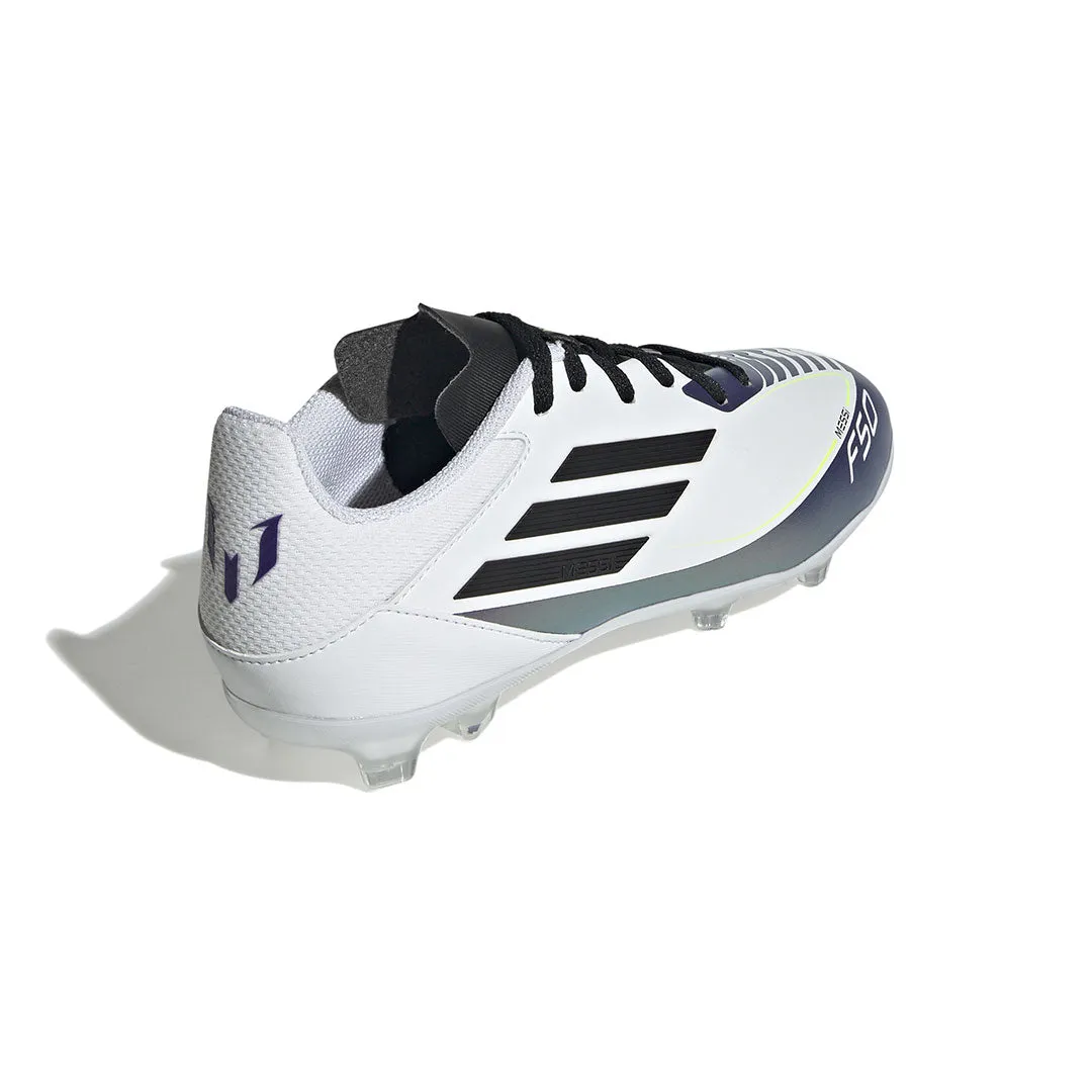 adidas - Kids' (Preschool) F50 League Messi Firm/Multi Ground Soccer Cleats (IE9089) Soccer Cleats With Ankle Protection