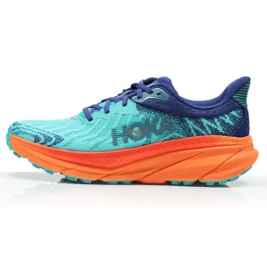 Hoka One One Challenger 7 Men's Trail Shoe - Ceramic/Vibrant Orange The Run Shoes San Francisco