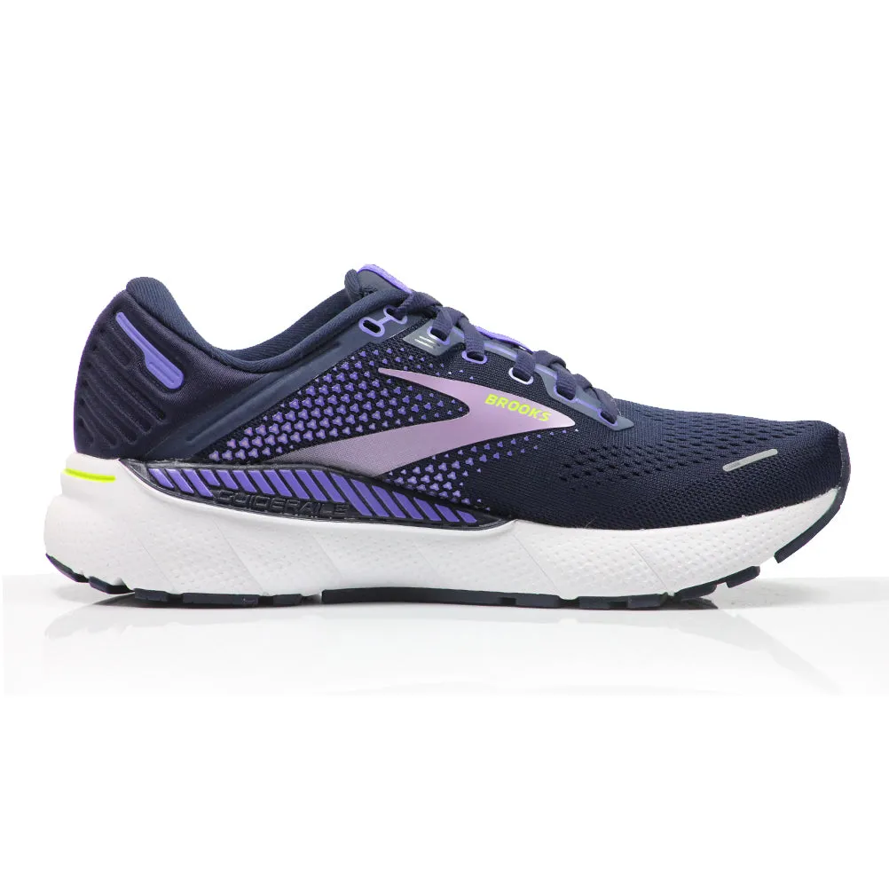 Running Shoes Lace Up Brooks Adrenaline GTS 22 Women's Running Shoe - Peacoat/Blue Iris/Rhapsody