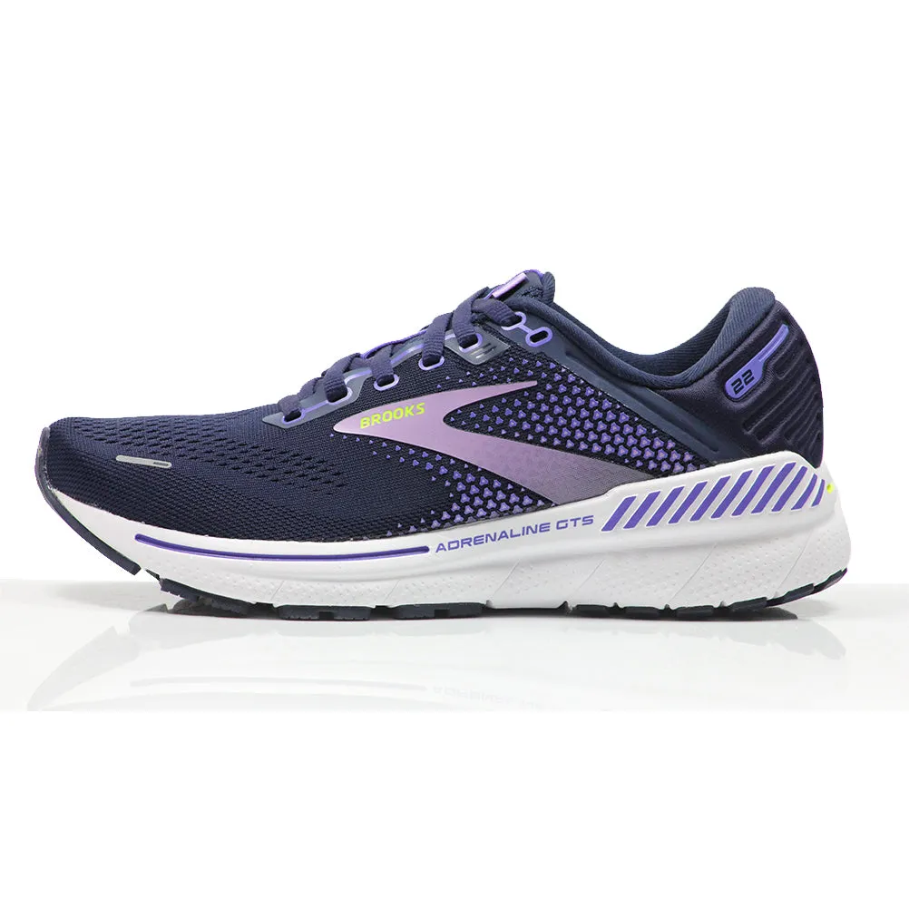 Brooks Adrenaline GTS 22 Women's Running Shoe - Peacoat/Blue Iris/Rhapsody Running Shoes Website