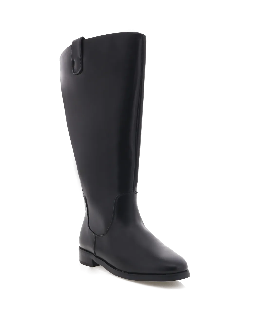 SYBIL EXTENDED CURVE - BLACK Xena Boots