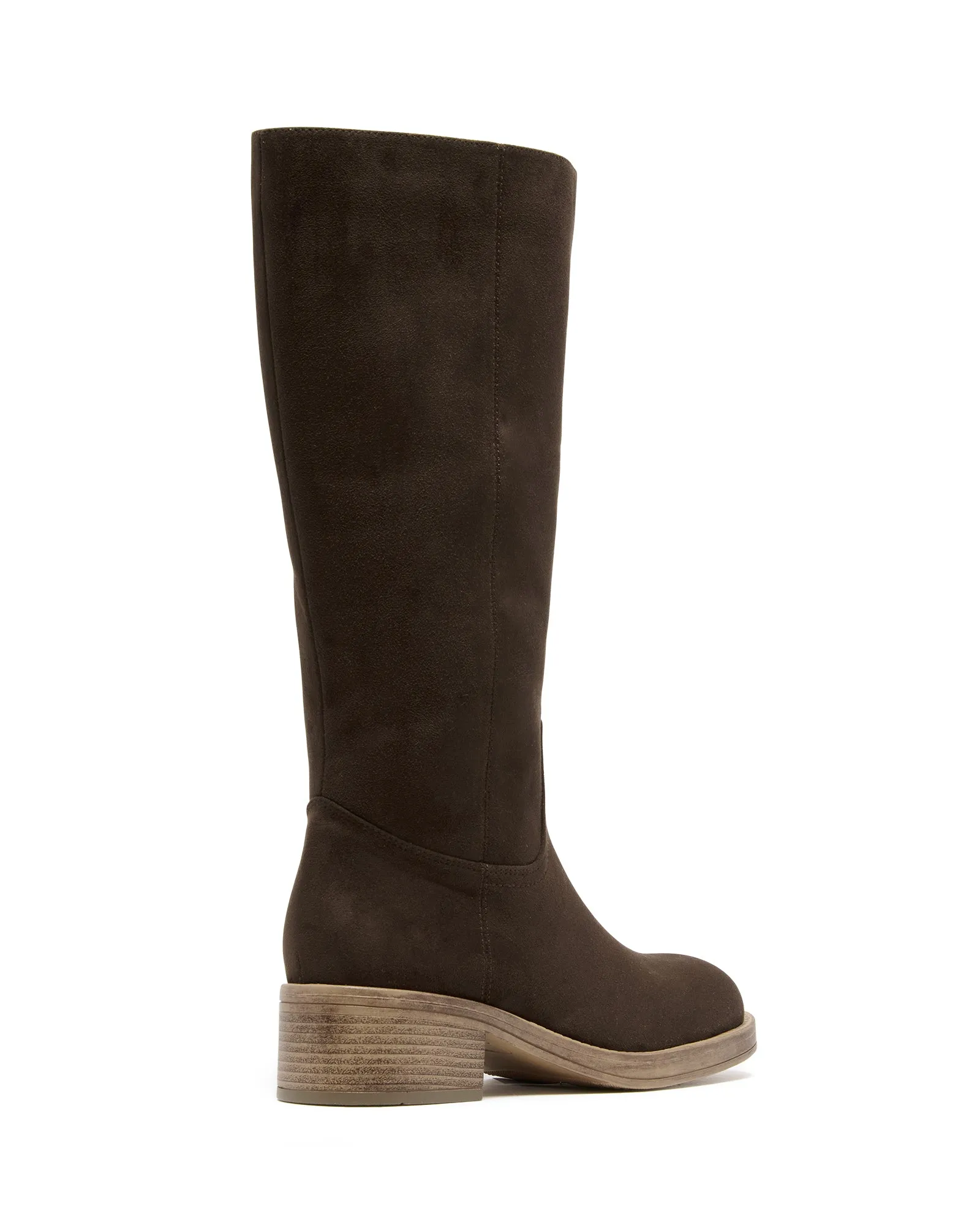 Wc Russell Boots Fever Tall Boot Chocolate Faux Suede