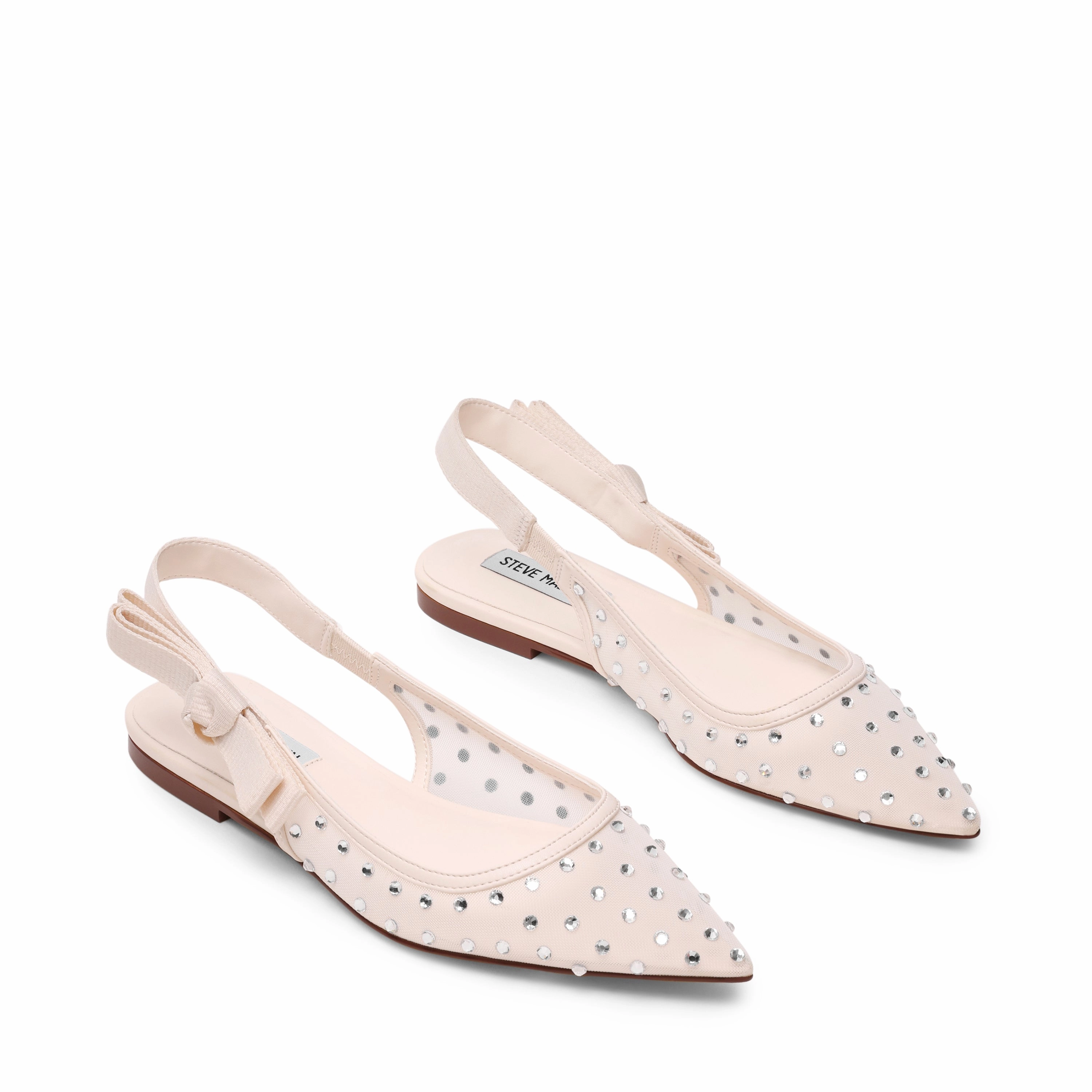 Olyvia-R Pump IVORY Flat Shoes Fashion