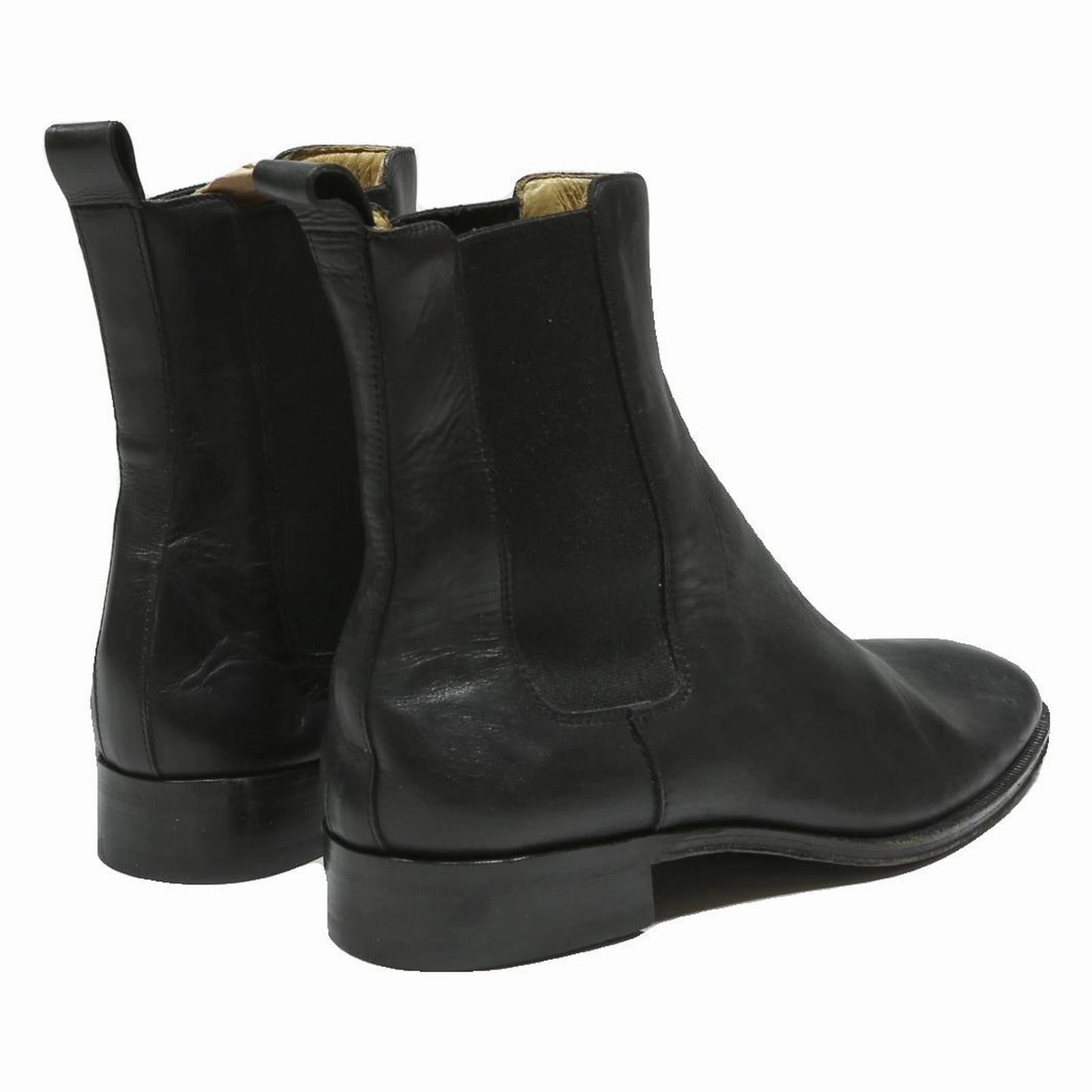 Most Comfortable Cowboy Boots GUCCI Womens Chelsea Boots Black Leather UK 8 Classic Style Comfort