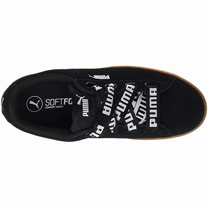 Dress Sneakers For Work Puma scarpa sneakers da donna con zeppa Vikky Ribbon Bold 365314 01 nera