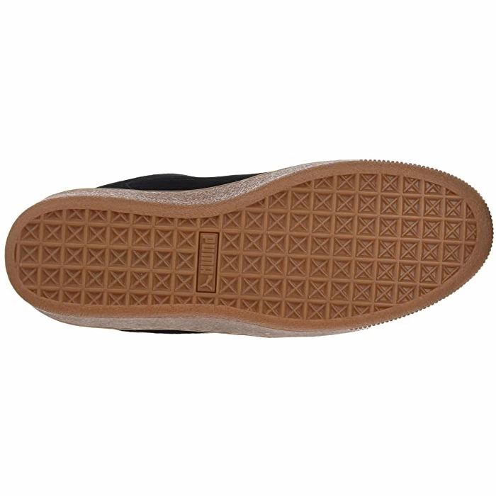 Puma scarpa sneakers da donna con zeppa Vikky Ribbon Bold 365314 01 nera Simple Sneakers