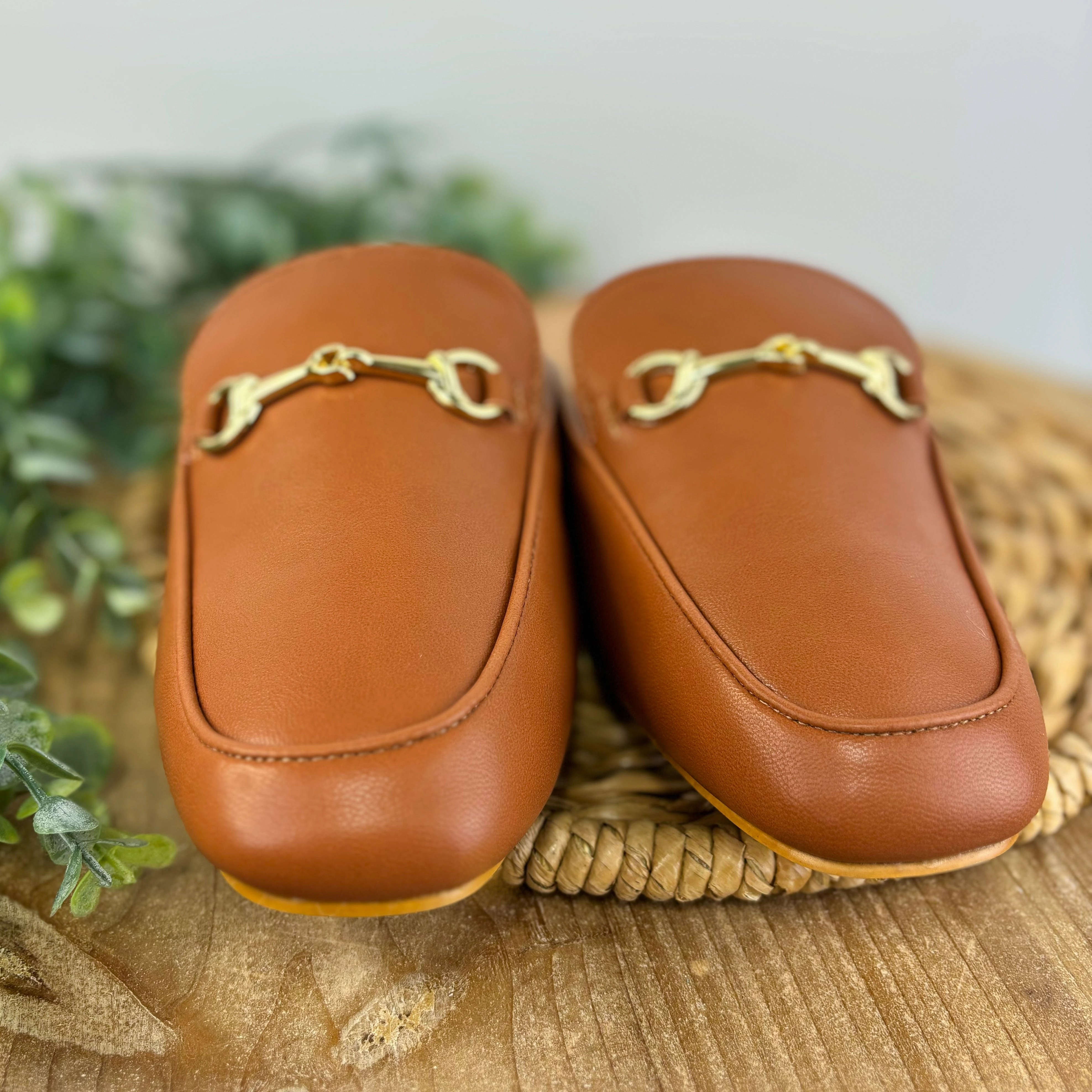 Keep Holding On Mules Rhinestone Slip On