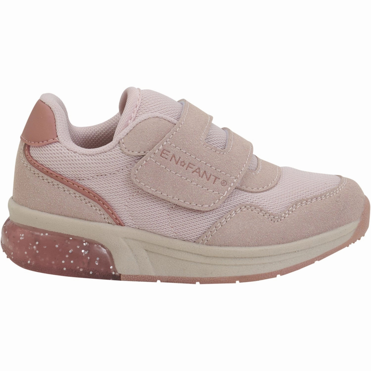 En Fant Sepia Rose Sneakers Velcro w. Light North Star Sneakers
