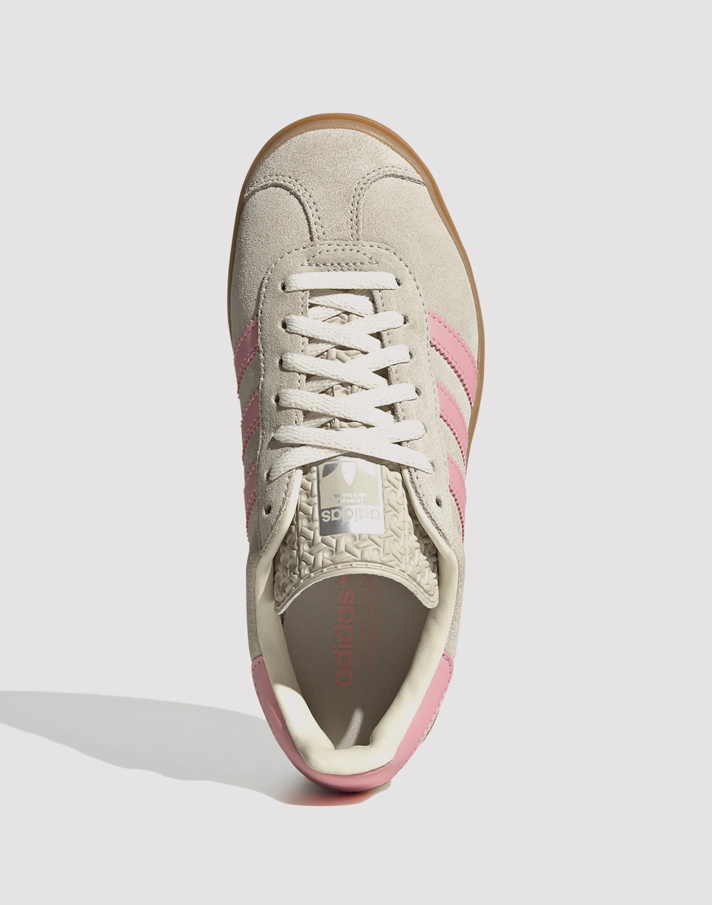 Trainer Type Shoes Adidas Originals Gazelle Bold Grade School Girls' "Wonder Alumina/Semi Pink Spark/Cream White"