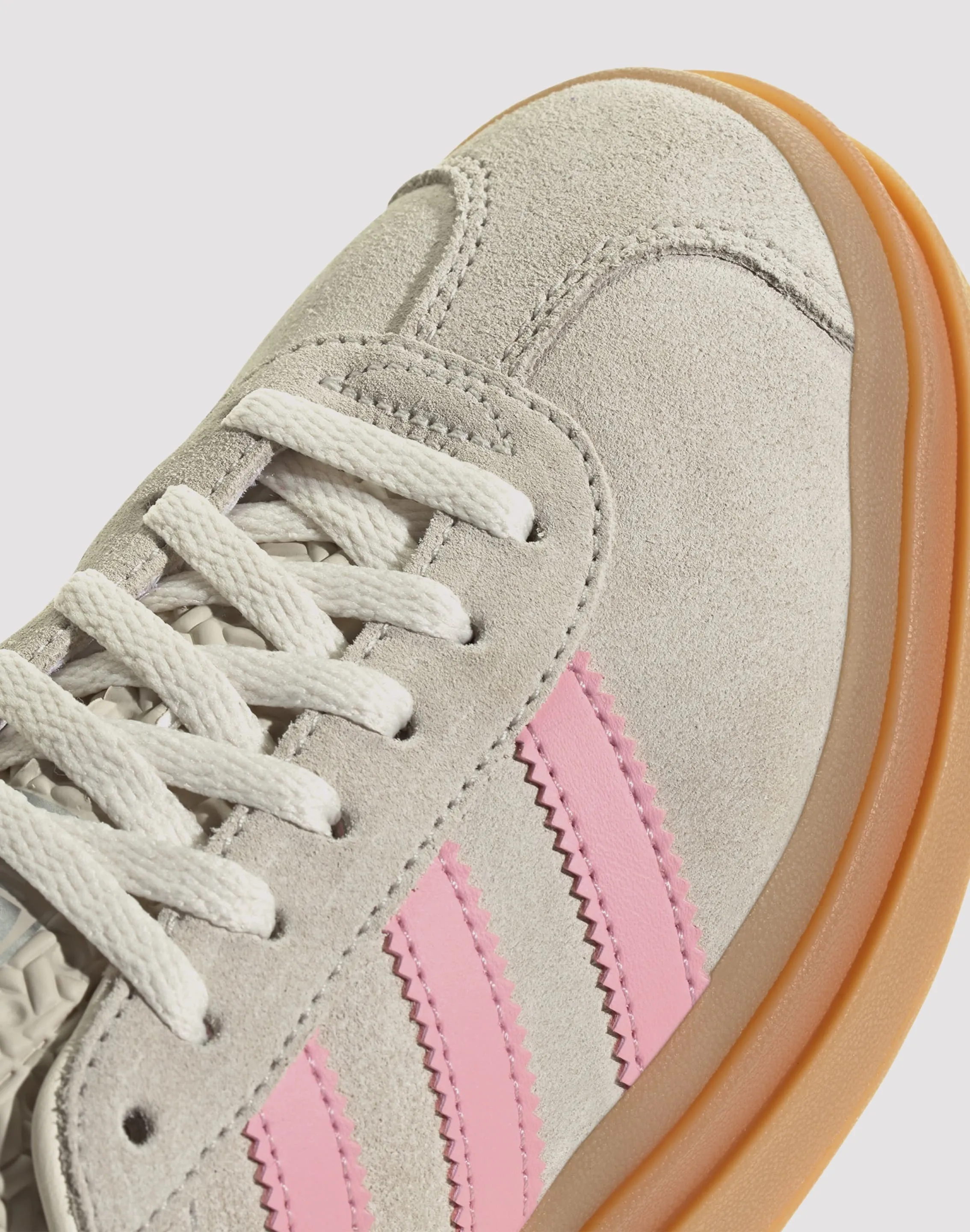 Strongfeel Training Shoe Adidas Originals Gazelle Bold Grade School Girls' "Wonder Alumina/Semi Pink Spark/Cream White"