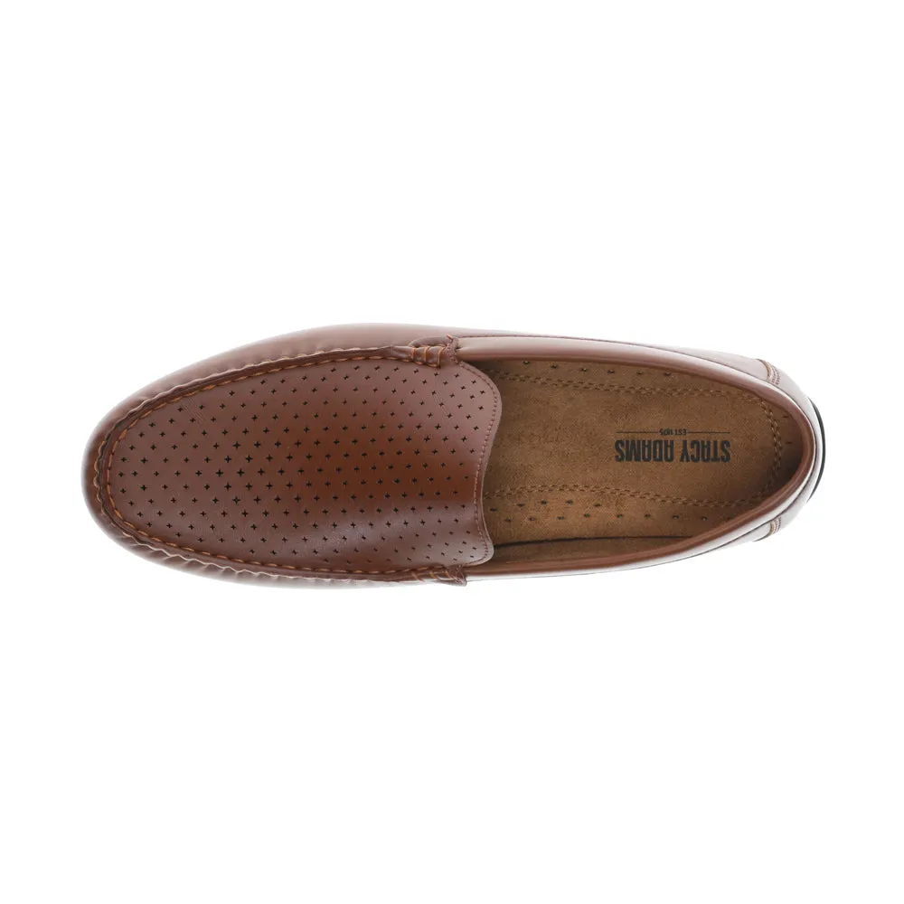 Circus Loafers Conroy Moc Toe Perforated Slip On Loafers