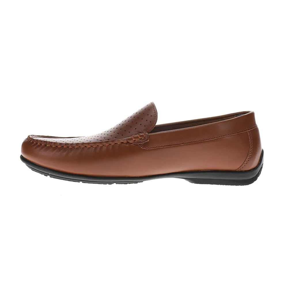 Conroy Moc Toe Perforated Slip On Loafers Ralph Loafers