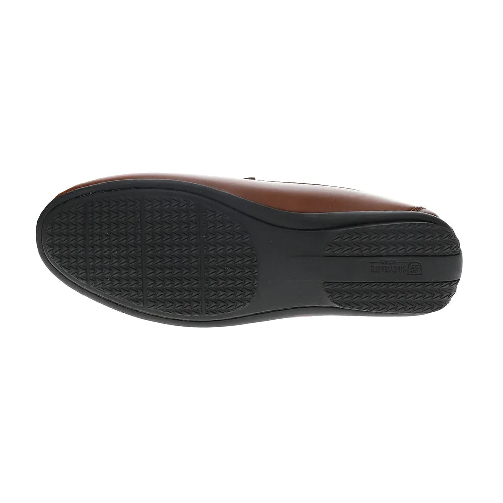 Conroy Moc Toe Perforated Slip On Loafers Linen Pants With Loafers