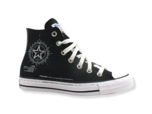 Converse Chuck Taylor All Star scarpe alte in tela A01588C black-high risk red Best Nb Sneakers