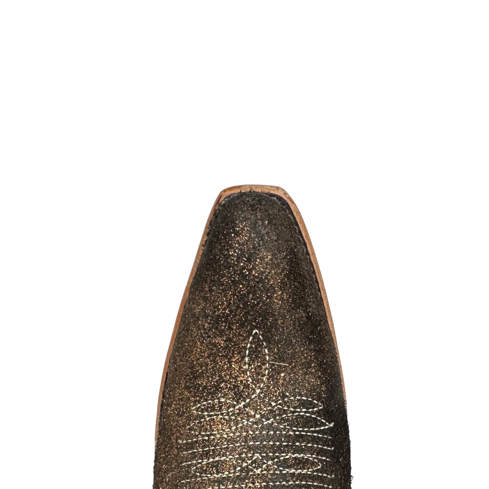 Corral Ladies Pointed Toe Copper-Black Metallized Leather Boots Z5240 Chelsea Work Boots