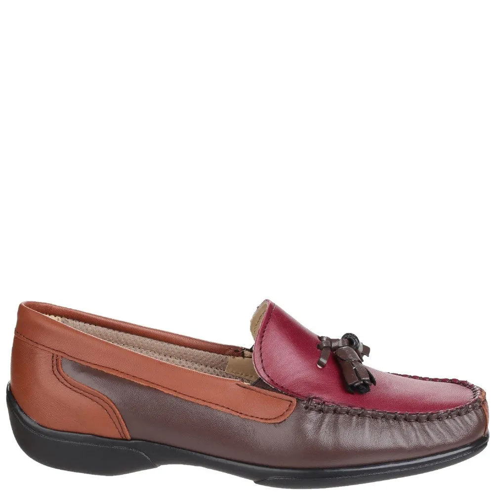Italian Leather Loafers Cotswold Biddlestone Loafer Shoe