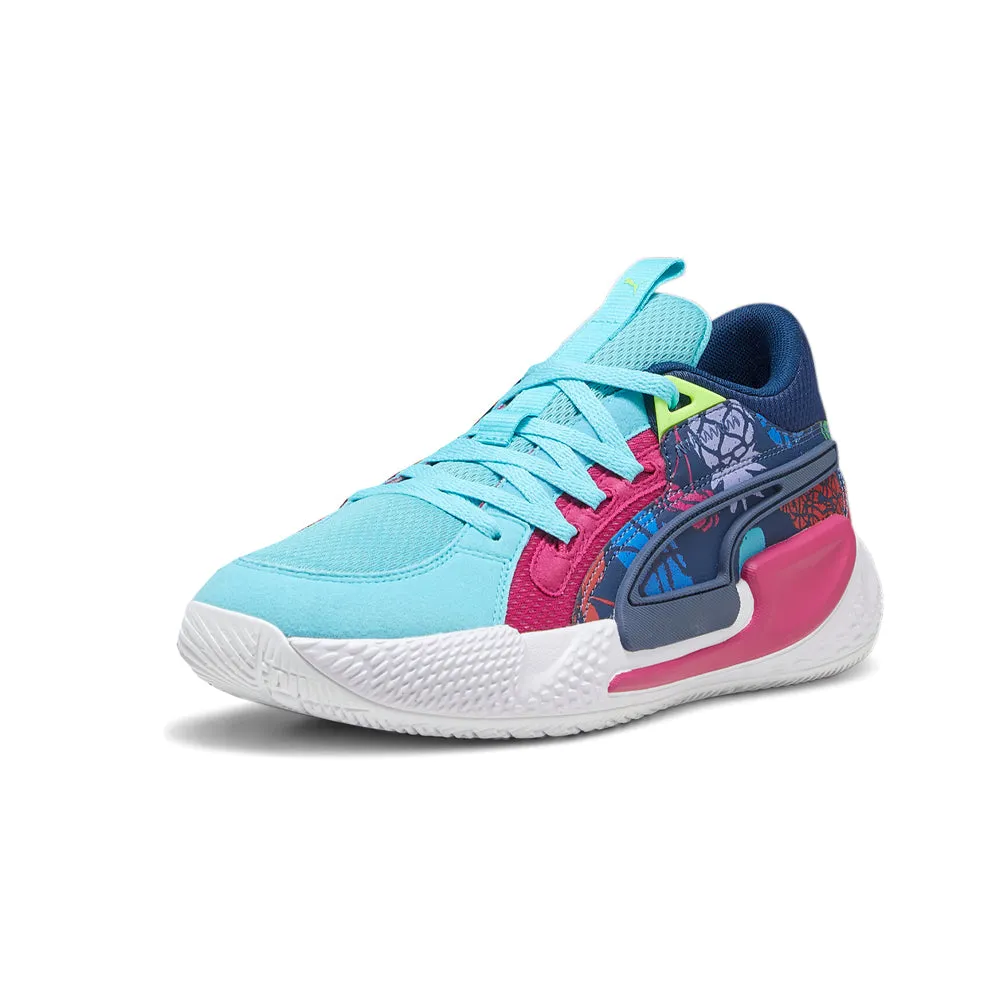 Court Rider Chaos Fresh Basketball Shoes White And Orange Basketball Shoes