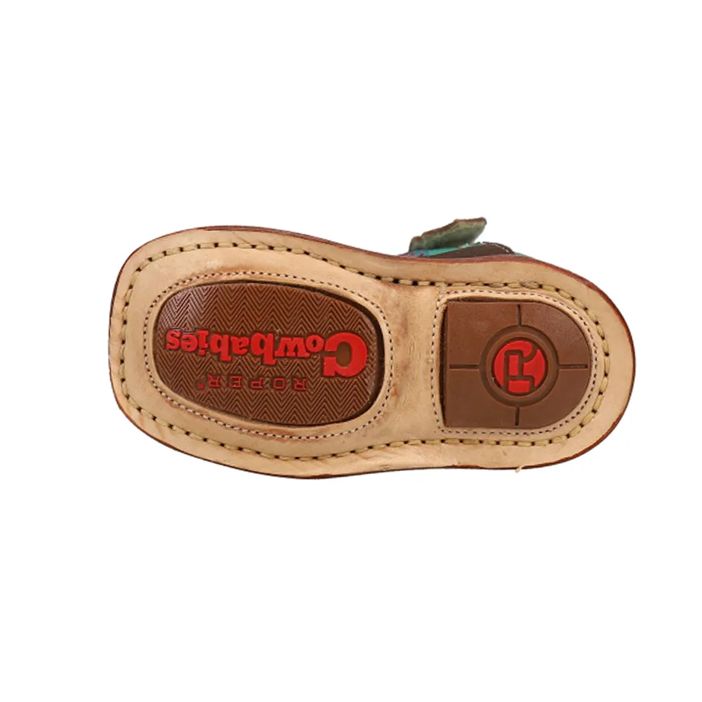 Aranea Boots Osrs Cowbaby Embroidery Square Toe Cowboy Boots (Infant)