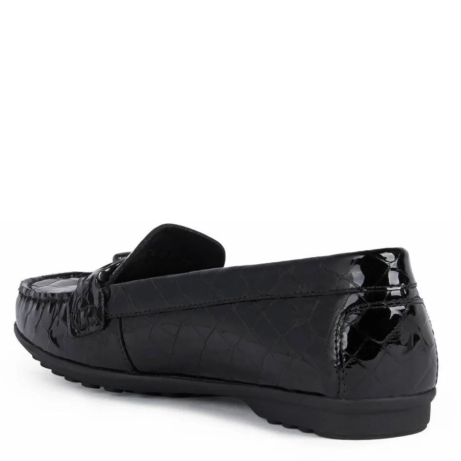 Geox Elidia Moccasins Loafers With Chain Detail