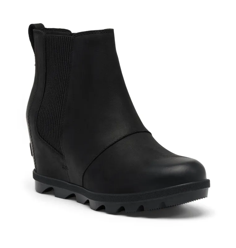 Sorel Women's Joan Rhapsody Chelsea Wedge - Black/Black Western Boots Old Gringo