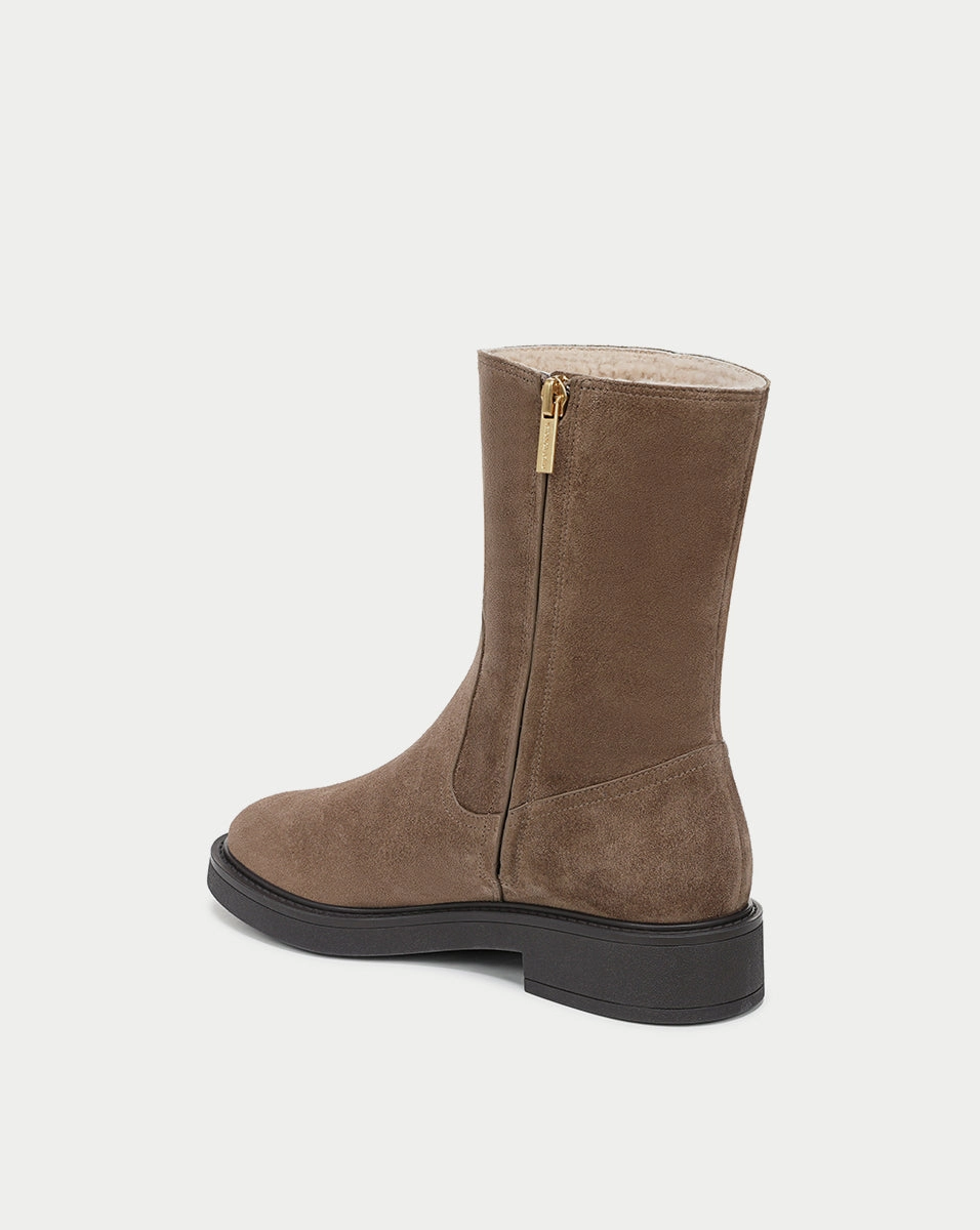 Creswell Shearling Mid-Calf Boot Step In Boots