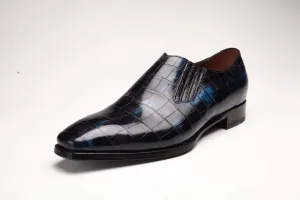 Crocodile Shoes Crocodile Leather Formal Penny loafer Casual Slip On  Shoes For Men Adult Kane Revive Recovery Slip On Shoes