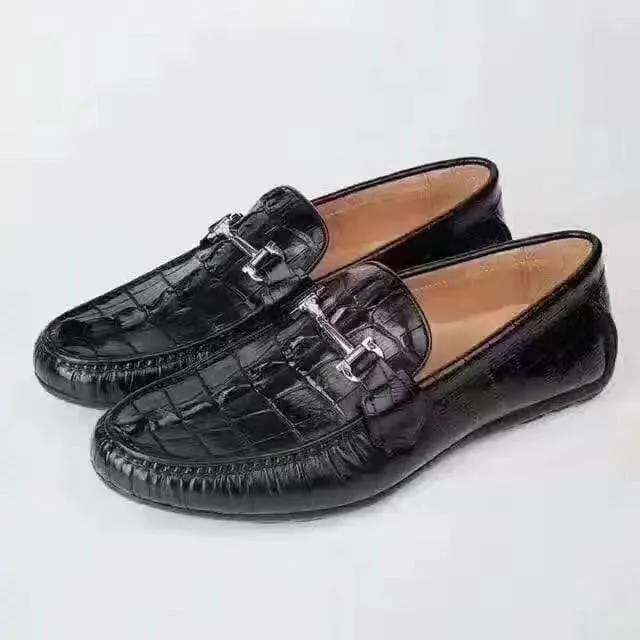 Crocodile Shoes Crocodile Loafer Slip-On Shoes Cute Womens Slip On Shoes