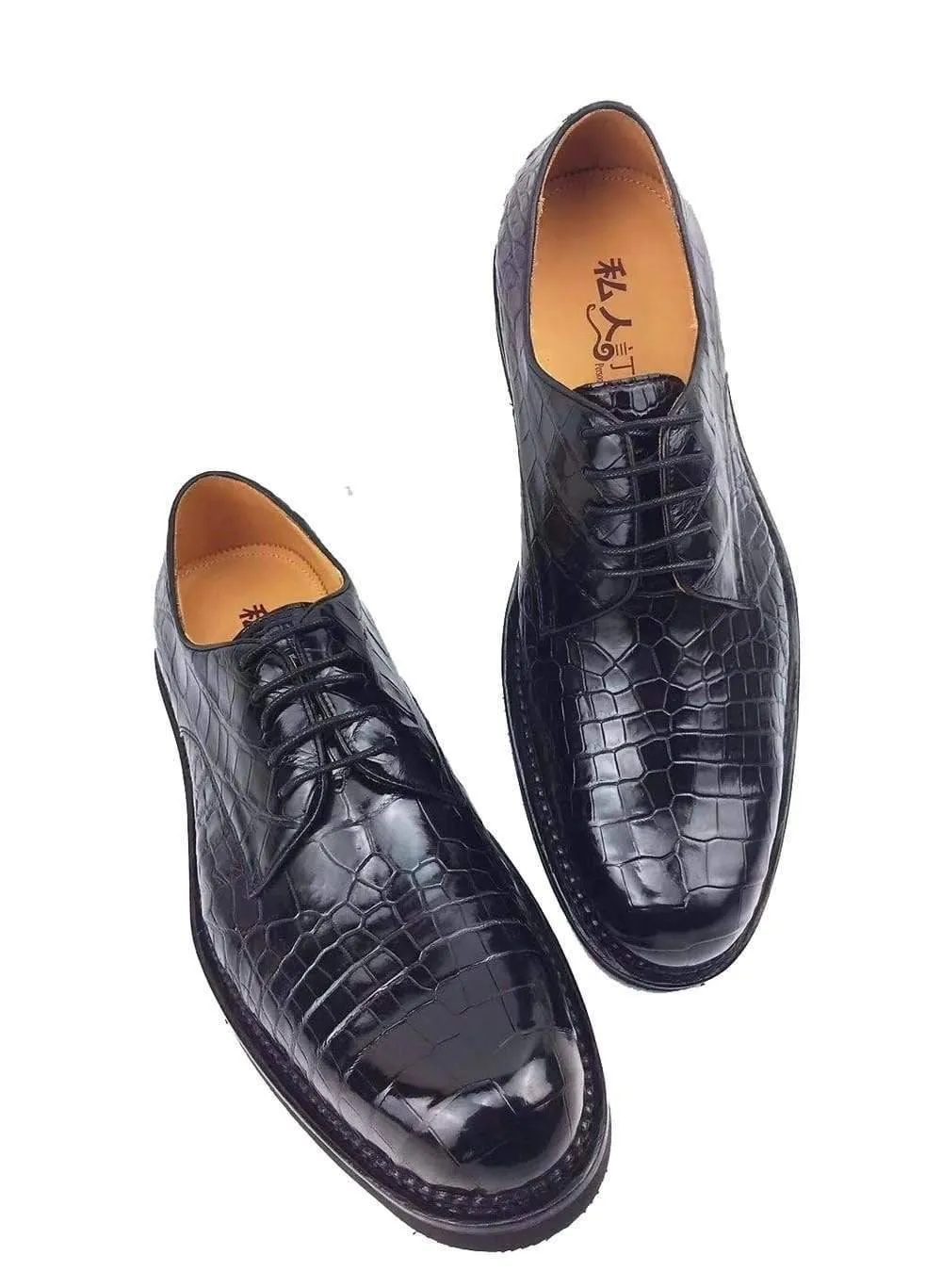 Best Slip On Sneakers For Plantar Fasciitis Crocodile Shoes Mens Classic Formal Footwear Man Fashion Style Genuine Crocodile Leather Derby Lace Up Dress Shoes Black